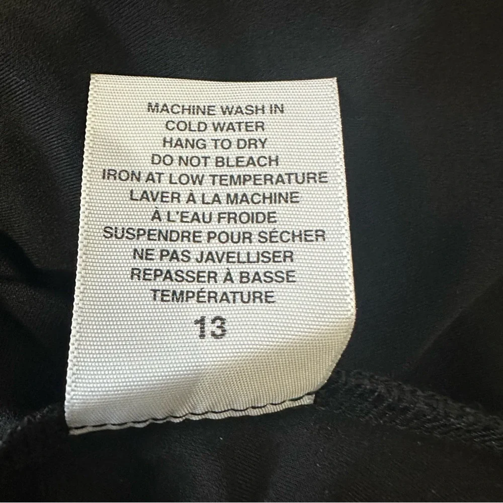 Sympli Fit & Flare Dress Short Sleeve Black Size 6 - Picture 8 of 11